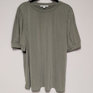 Green Envelope Olive Green Crewneck Tee